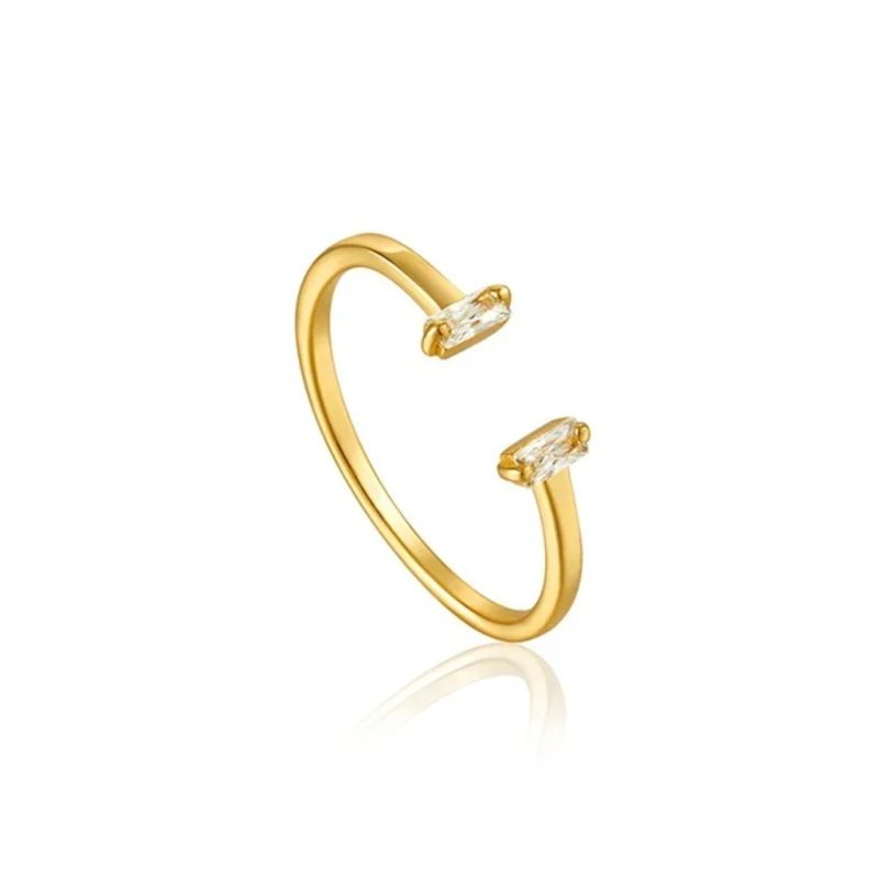 Minimalist Geometric Ring |Gold Plated