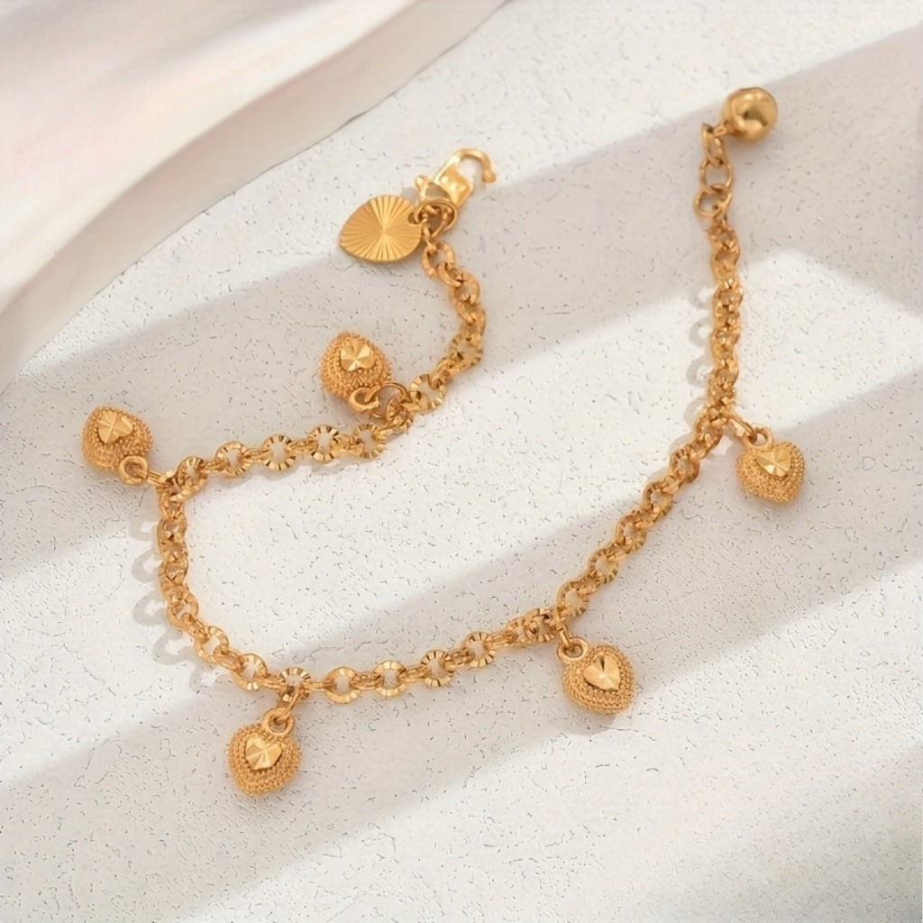Lucky and Sweet Love Pendant Bracelets |Gold Plated - Image 3