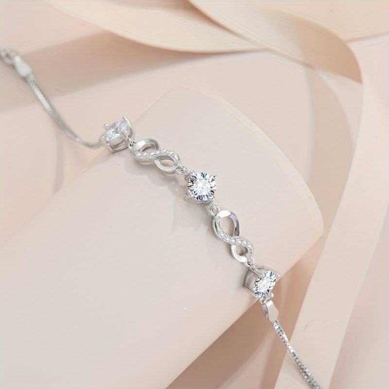 Elegant 1.5 CT Morganite Bracelets |Silver