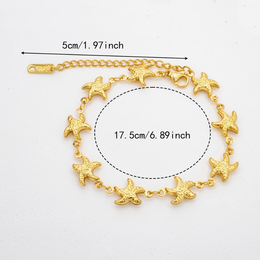 Luxury Starfish Bracelets |Gold Color - Image 3