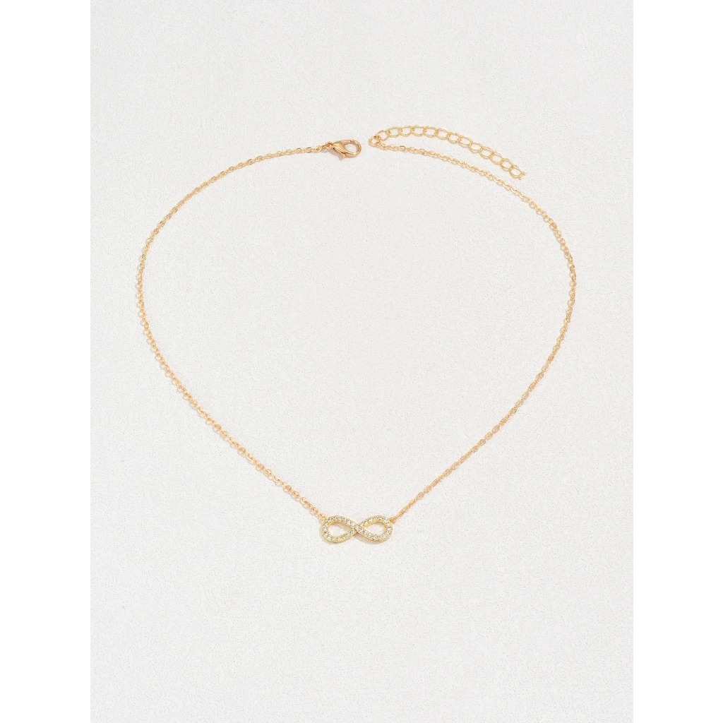 Minimalist Infinity Pendant Necklace |Gloden - Image 4