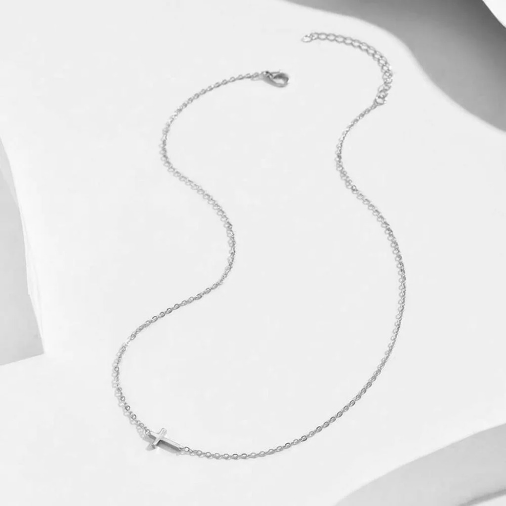 Vintage Cross Pendant Necklace |Gold Plated - Image 5