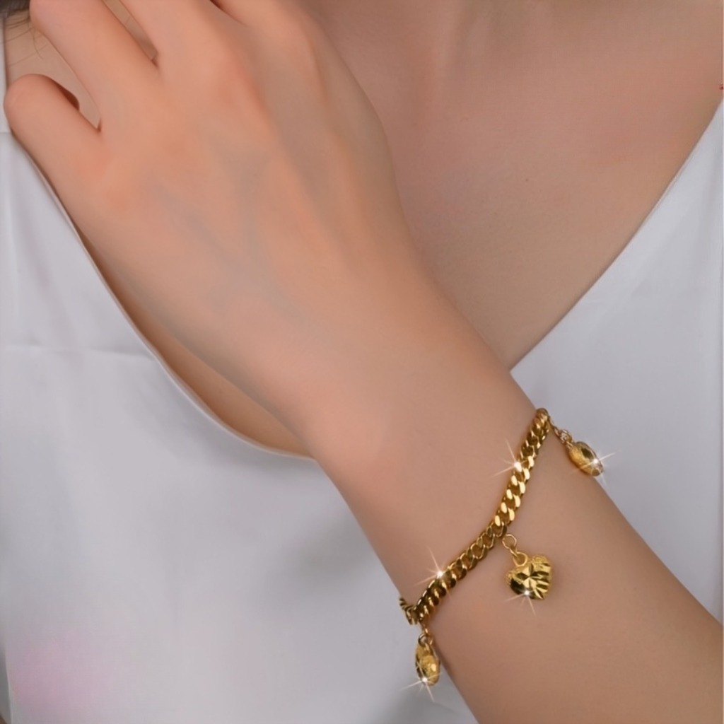 Lucky and Sweet Love Pendant Bracelets |Gold Plated - Image 5