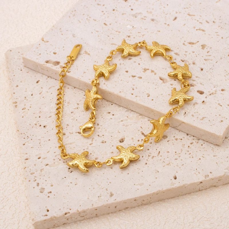 Luxury Starfish Bracelets |Gold Color