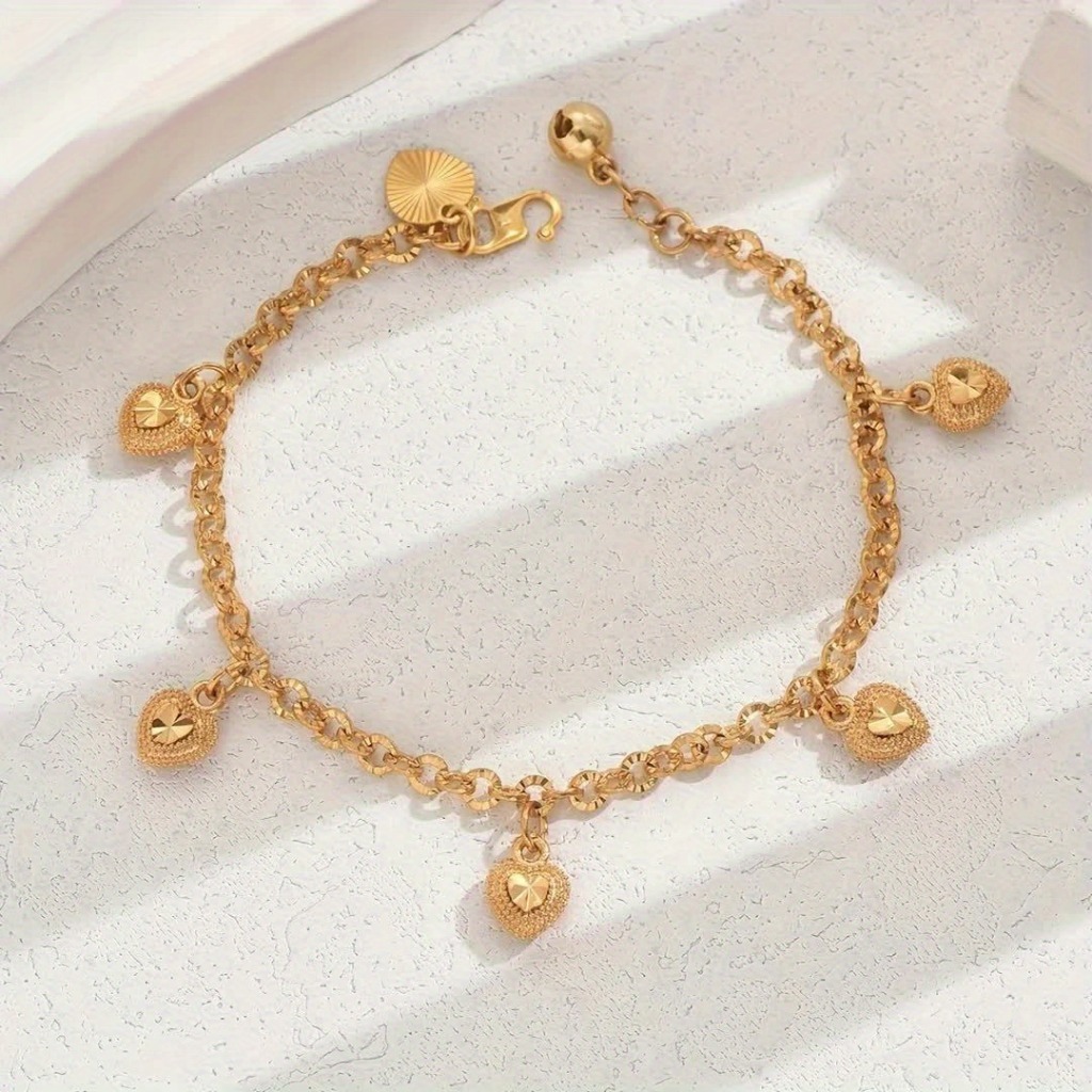 Lucky and Sweet Love Pendant Bracelets |Gold Plated