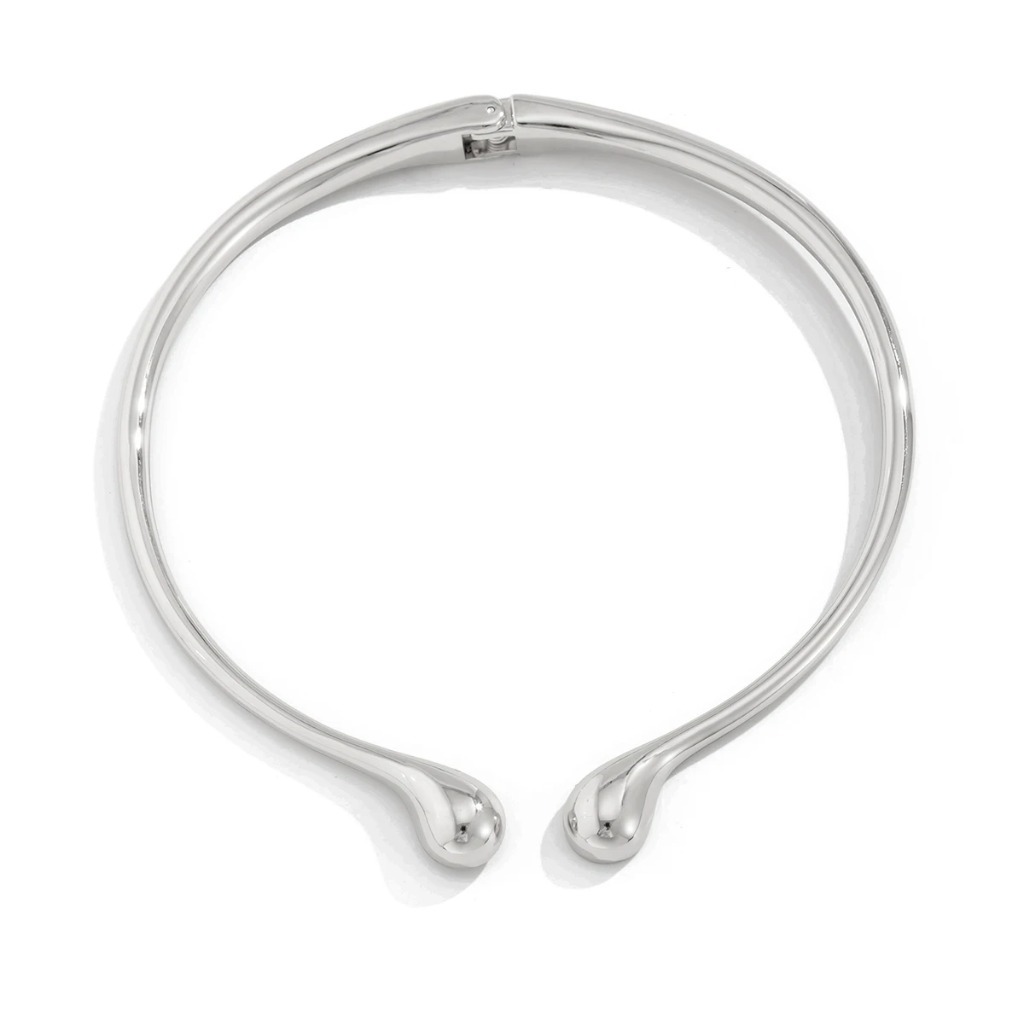 Minimalist Water Drop Choker Necklace |Golden - Image 8